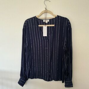 Brand new navy blue blouse
